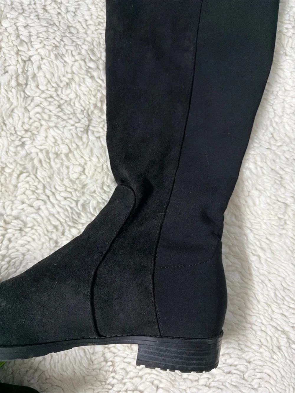 Ungillean 8.5M Classic Black Knee-High Women's Boots